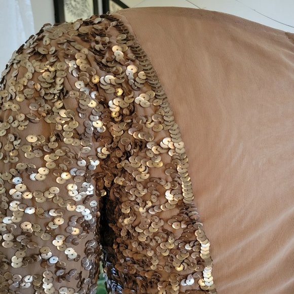 ALICE + OLIVIA Nika Sequins Mini Cocktail Dress - Picture 6 of 7